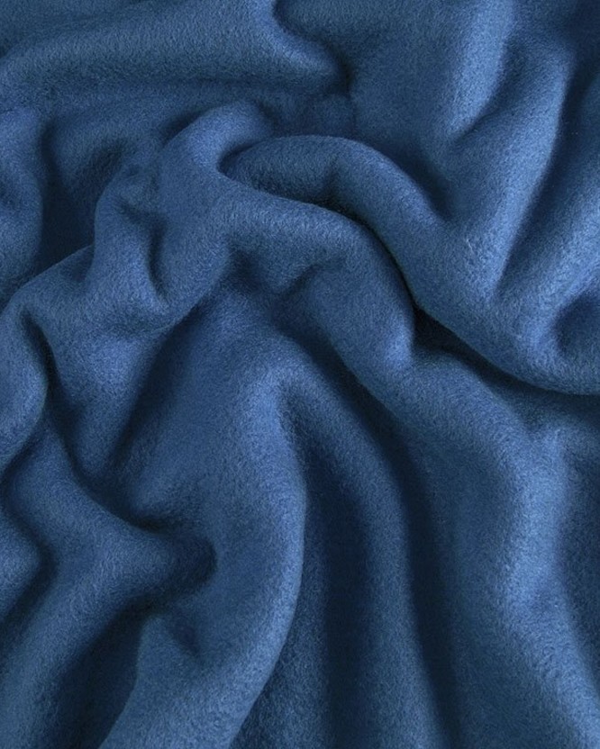 Polar fleece antipilling - džínově modrý