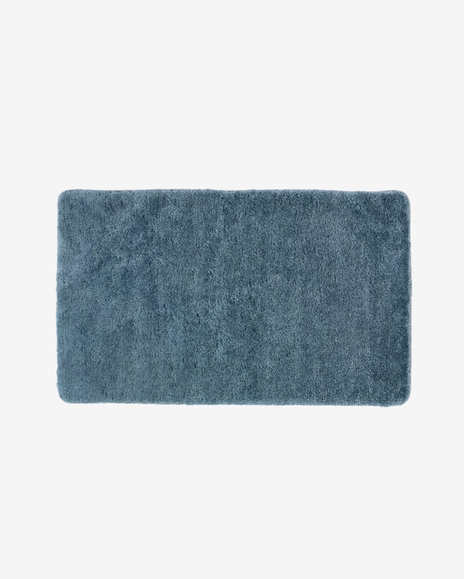 Koupelnová předložka / kobereček s vyšším chlupem 60x100 cm - modrá