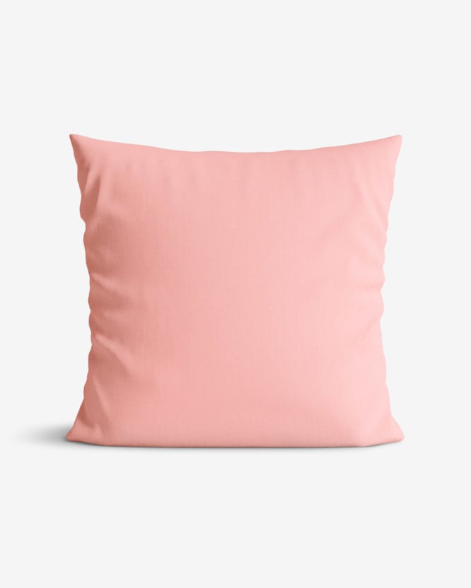 Bavlněný povlak na polštář - pastelově růžový